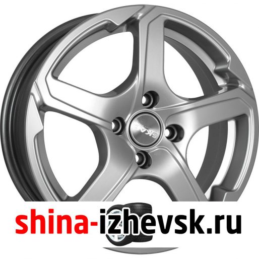 Колесный диск СКАД Аллигатор 6xR15 5×100 ET40 DIA57.1 серебристый в Ижевске